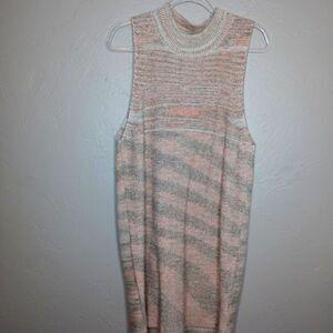 Free People High Neck Sleeveless Sweater Dress